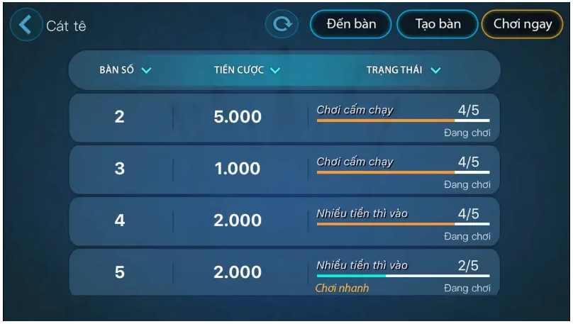 Lưu ngay cách tham gia chơi game bài catte