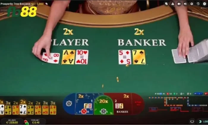 Baccarat FB88 Luật chơi bài Baccarat FB88 rất đơn giản và dễ hiểu