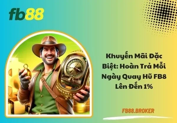 Hoàn trả mỗi ngày quay hũ FB88