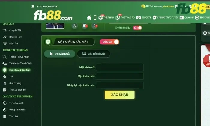 Hướng dẫn cách cấp lại mật khẩu tài khoản nhanh chóng 